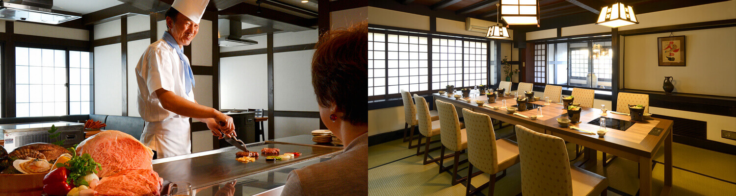 鉄板焼きステーキ・しゃぶしゃぶ　いなんば